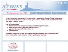 Tablet Screenshot of airwaysdigital.com